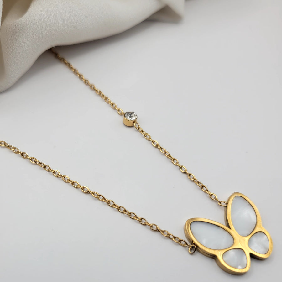 Antitarnish Butterfly Bliss Necklace