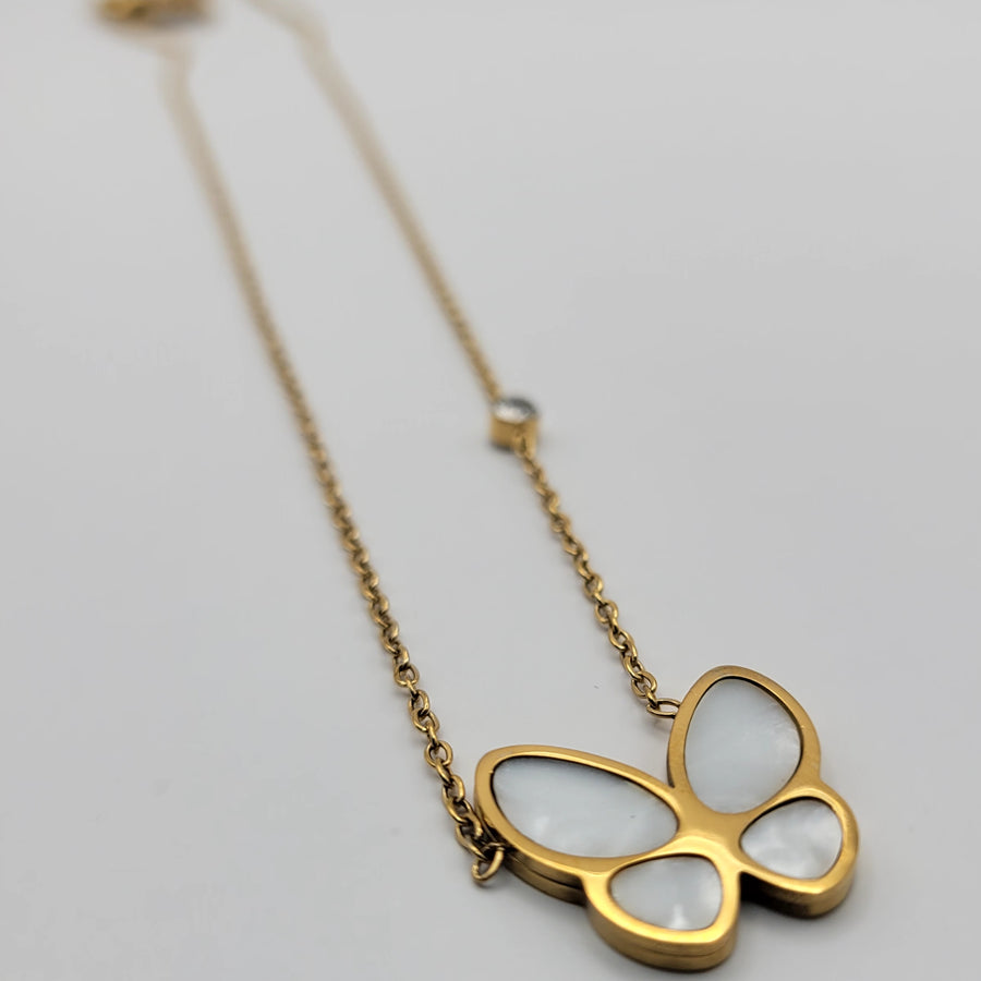 Antitarnish Butterfly Bliss Necklace