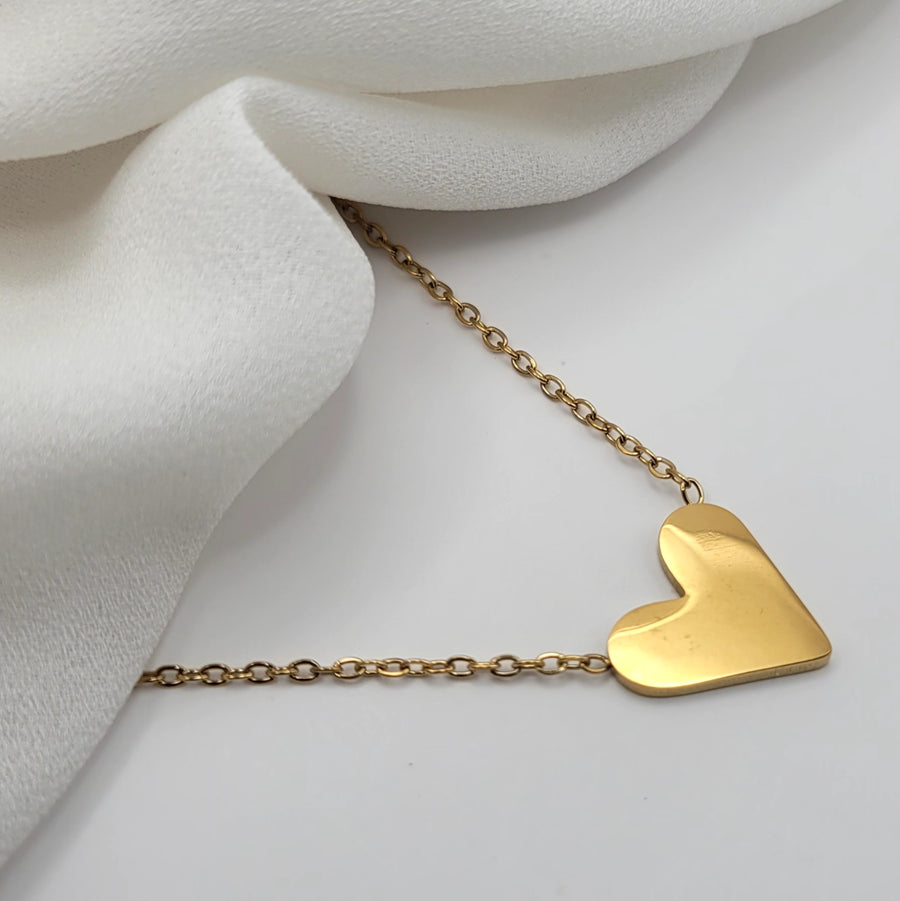 Antitarnish Heart Necklace