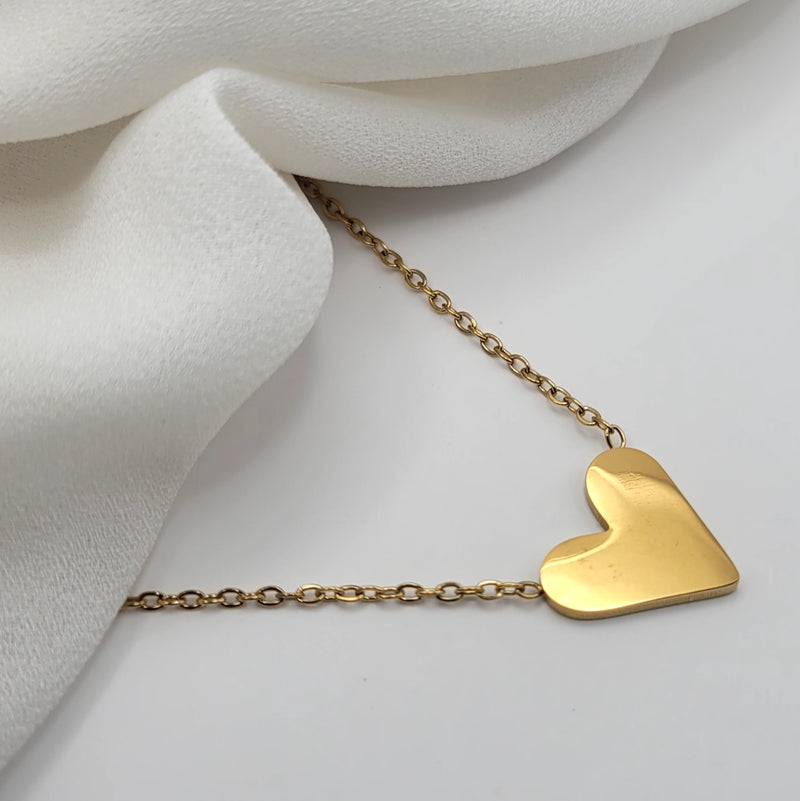 Antitarnish Heart Necklace