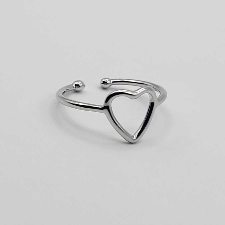 Adjustable Heart Ring