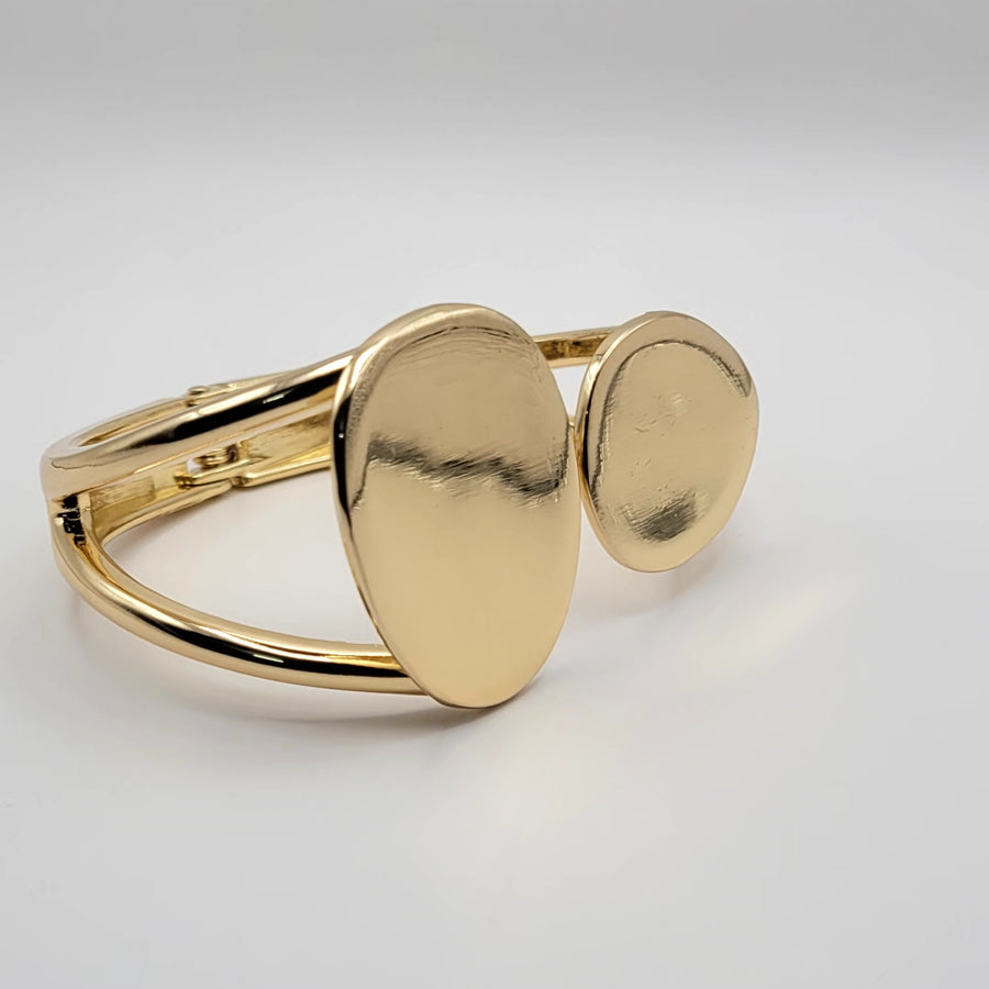 Two Large Circle Bracelet