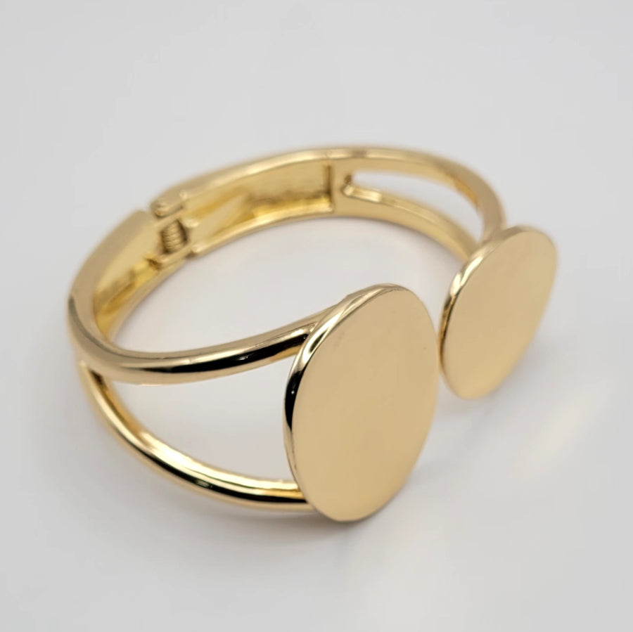 Two Large Circle Bracelet