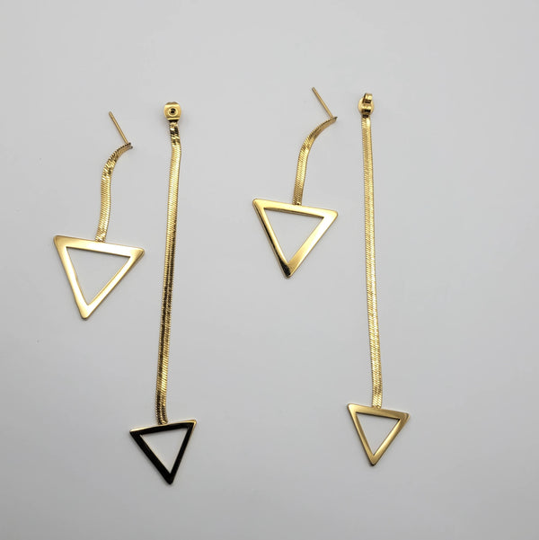 Triangle Dangle Earring