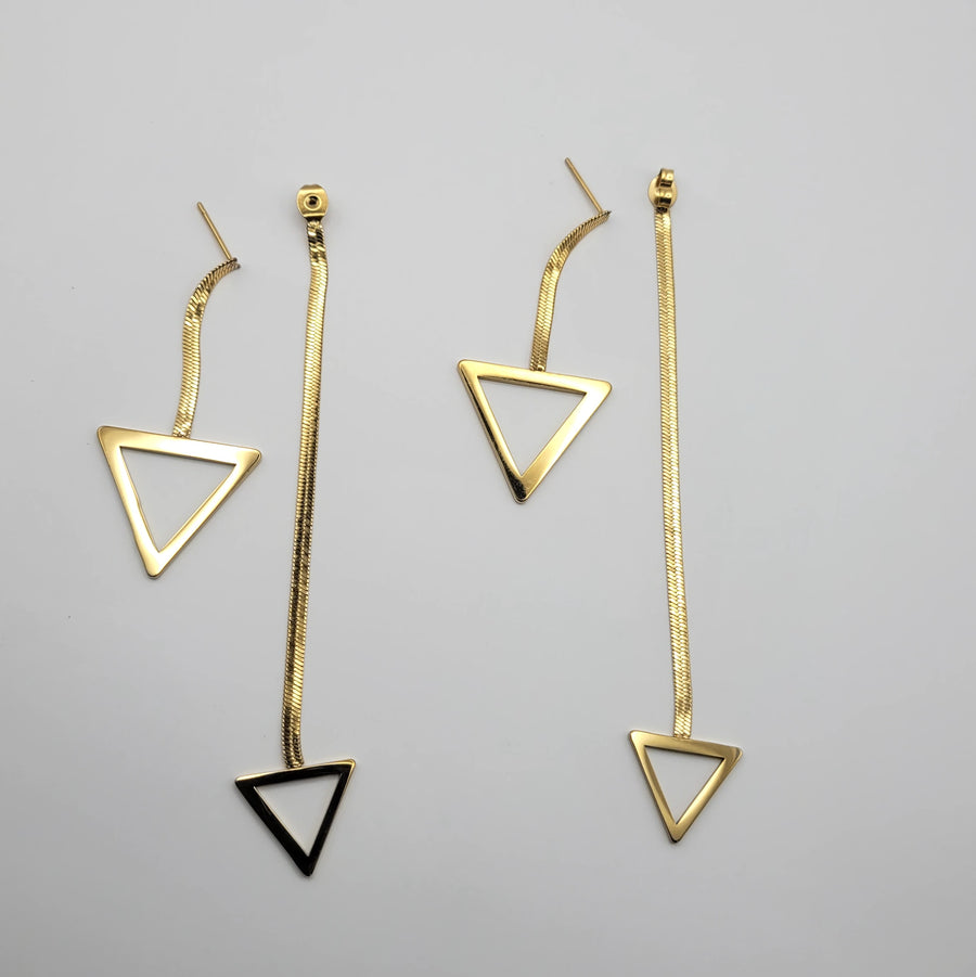 Triangle Dangle Earring